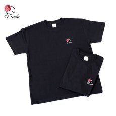 画像1: 写真家"Rinaty" オリジナルロゴ入りTシャツ(黒) (1)