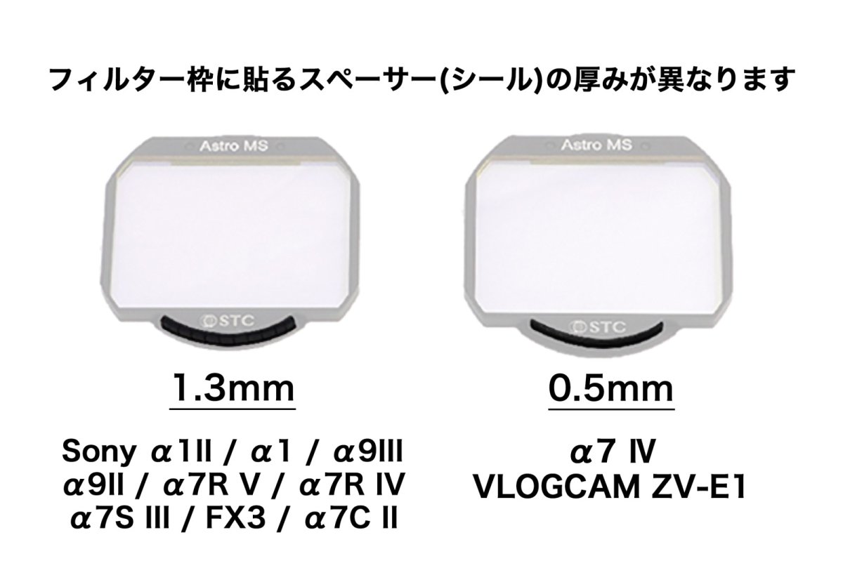 画像9: STC社製クリップフィルター - Sony α1II / α1 / α9III / α9II / α7R V / α7R IV / α7S III / FX3 / α7C II用 ・ α7 IV / VLOGCAM ZV-E1用 (9)