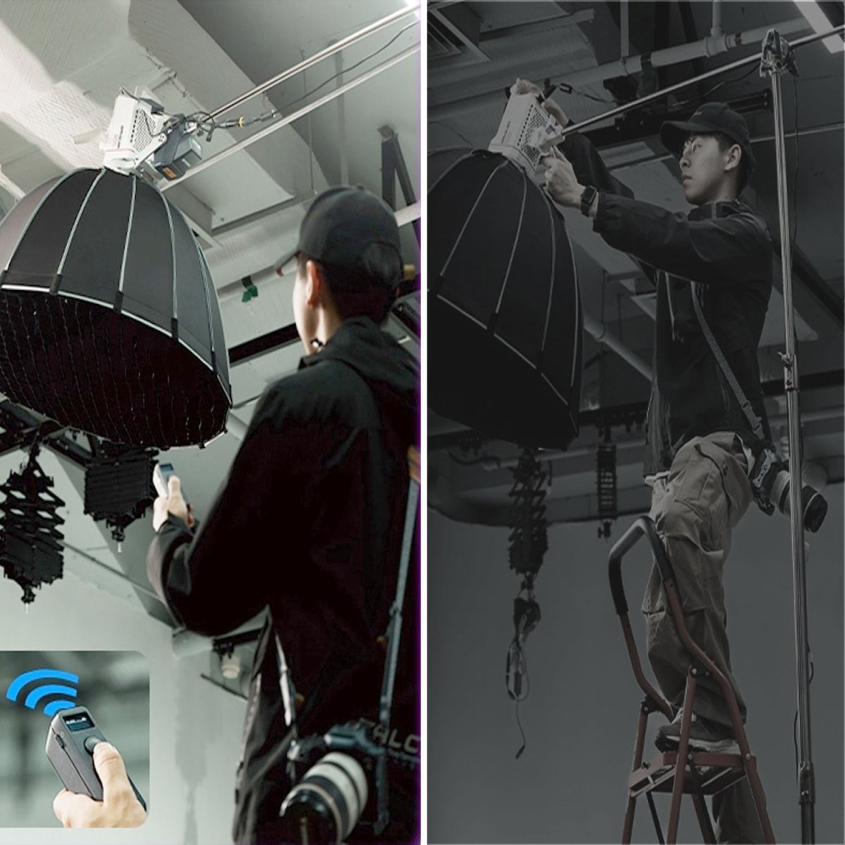 画像4: ライトをリモートで動かせる・ボーエンスマウント対応　MOVE LightGo（ムーブライトゴー）FALCAM(ファルカム)  (4)