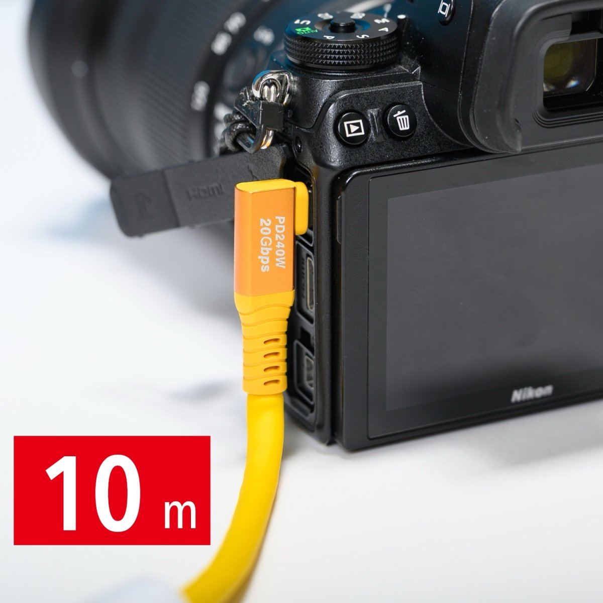 画像6: USB Type-C テザーPDケーブル『テザーワン』 10m (6)