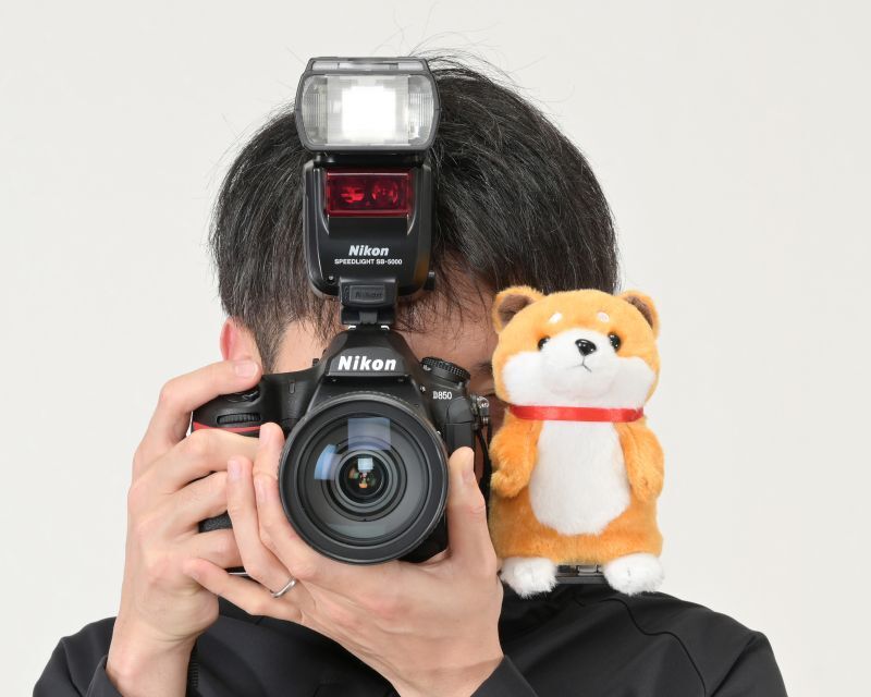 カメラのヨコにポン -ストロボ対応モデル- わんわん人形セット